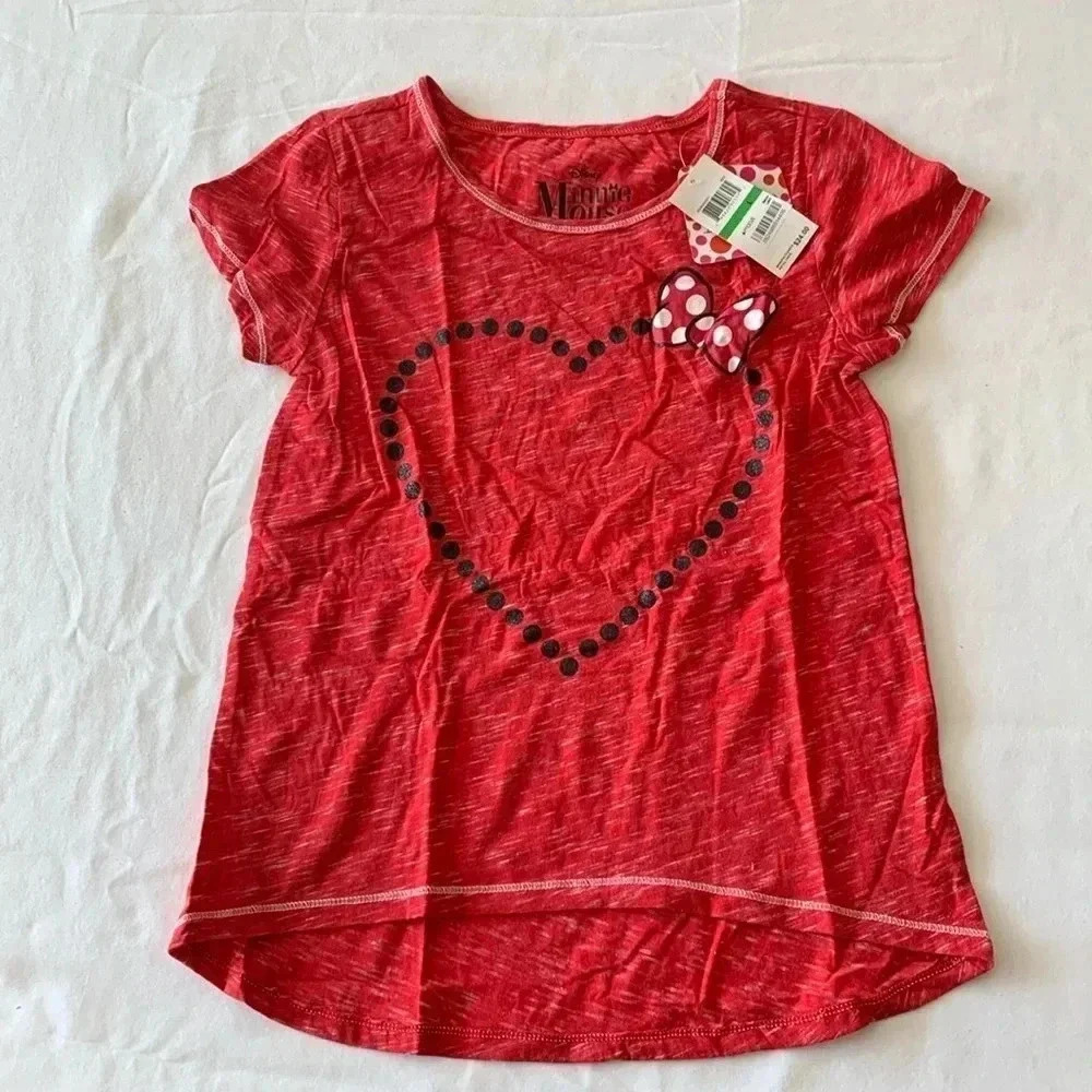 Disney Minnie Mouse Girls tee shirt Large NWT